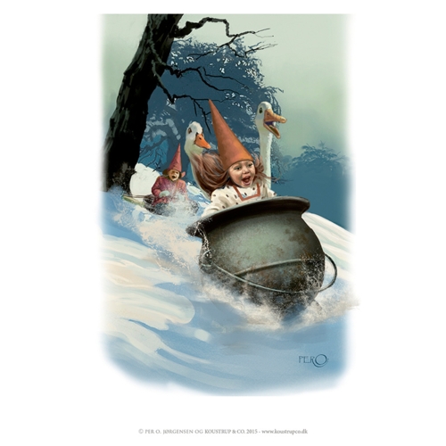 KUNSTTRYK A4 - Gås i gryde