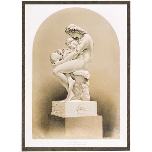 Mor med børn - KUNSTPRINT - VÆLG STØRRELSE