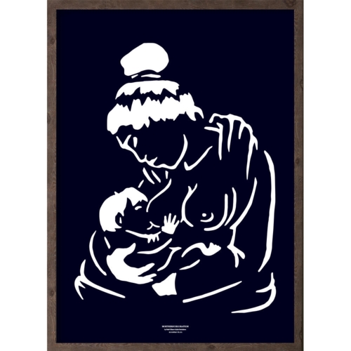 Anaana (arctic dark blue) - KUNSTPRINT - VÆLG STØRRELSE