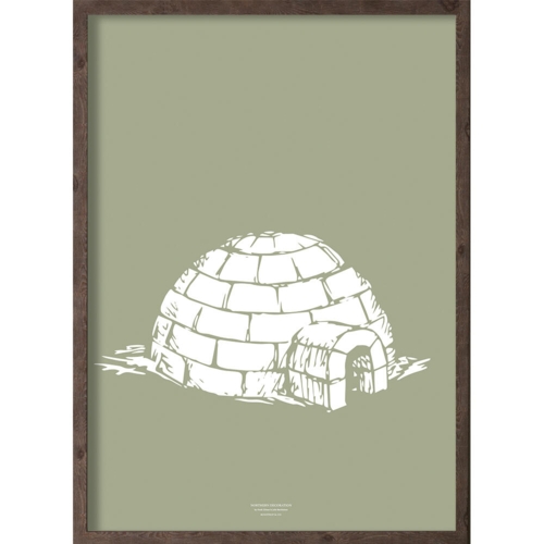 Iglo (arctic dry moss) - KUNSTPRINT - VÆLG STØRRELSE