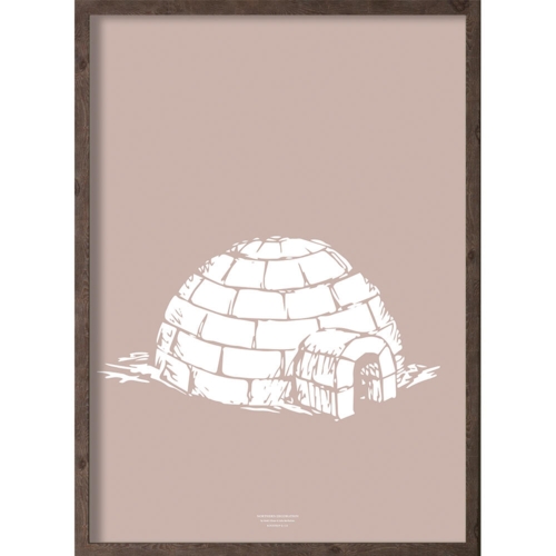 Iglo (arctic girl) - KUNSTPRINT - VÆLG STØRRELSE