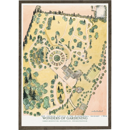 Garden architecture - KUNSTPRINT - VÆLG STØRRELSE