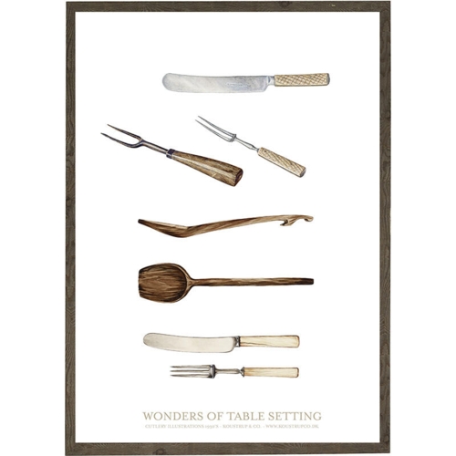 Cutlery - KUNSTPRINT - VÆLG STØRRELSE