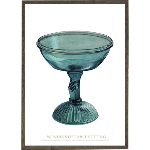 Glassware green - KUNSTPRINT - VÆLG STØRRELSE