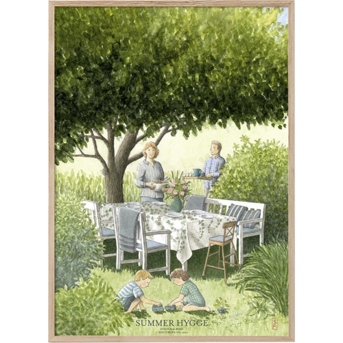 Summer hygge - KUNSTPRINT - VÆLG STØRRELSE