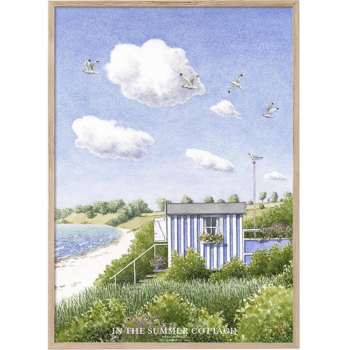 Summer cottage - KUNSTPRINT - VÆLG STØRRELSE