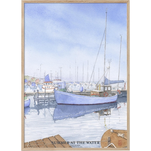 Summer at the water - KUNSTPRINT - VÆLG STØRRELSE
