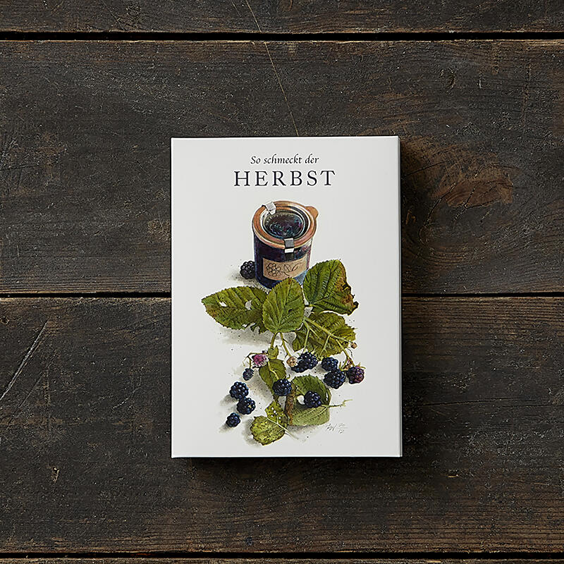 SO SCHMECKT DER HERBST - 8 carte (tedesco)