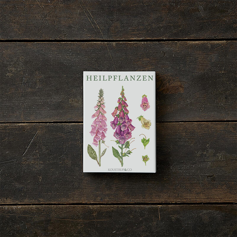 HEILPFLANZEN - 8 kort (tysk)
