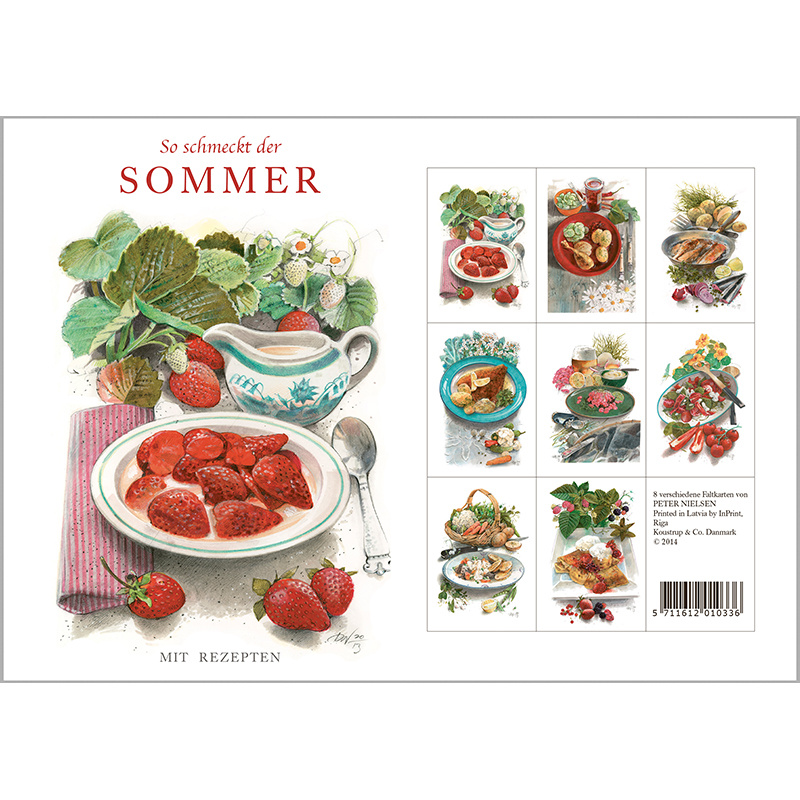 ASÍ SABE EL VERANO - 8 tarjetas (alemán)