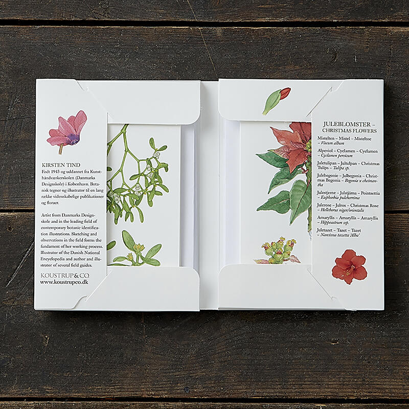 JULEBLOMSTER - 8 kort