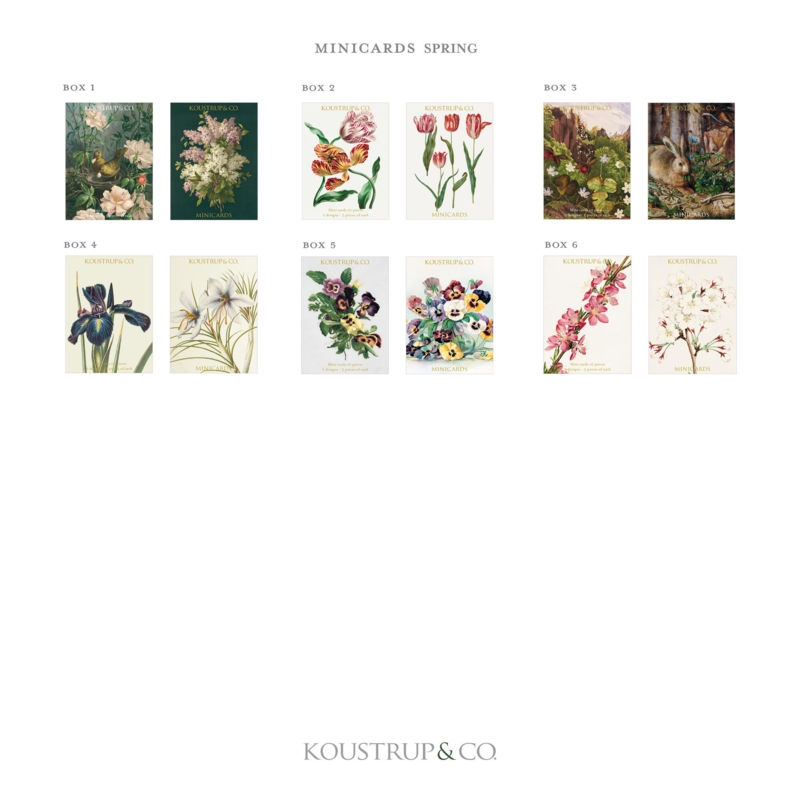 MINICARTES - Printemps