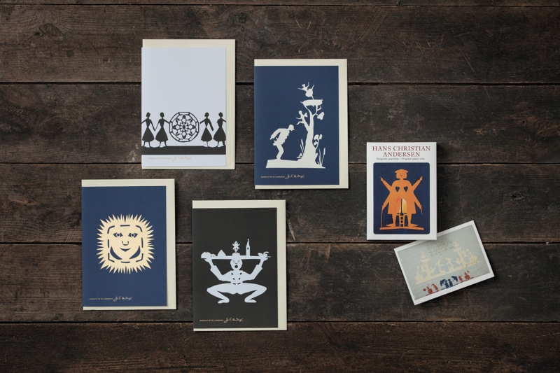 RECORTES EN PAPEL DE H.C. ANDERSEN - 8 tarjetas