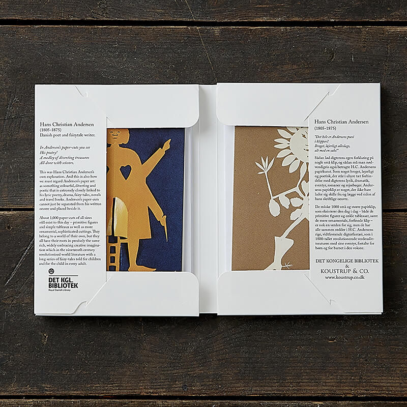 RECORTES EN PAPEL DE H.C. ANDERSEN - 8 tarjetas