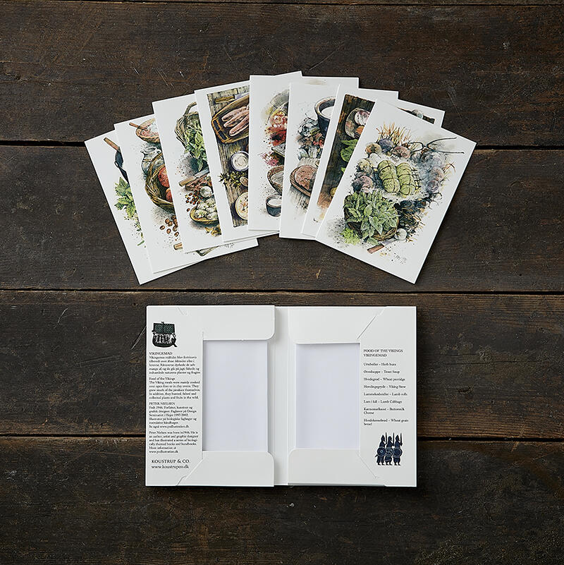 LA COMIDA DE LOS VIKINGOS - 8 tarjetas