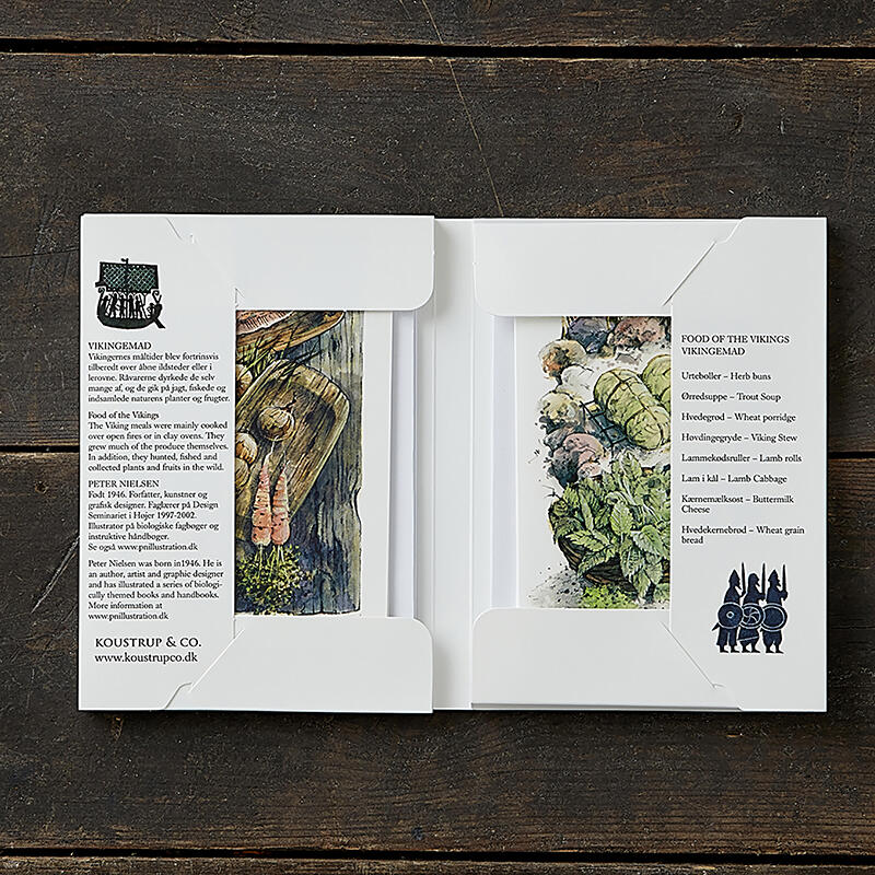 LA COMIDA DE LOS VIKINGOS - 8 tarjetas