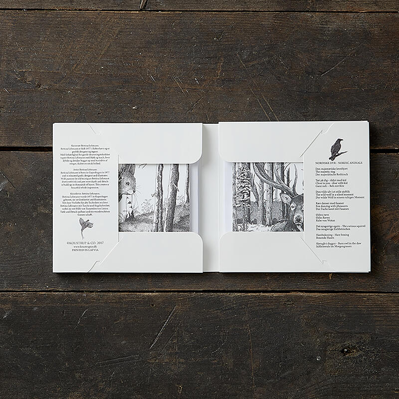 NORDIC ANIMALS - Square Card Folder