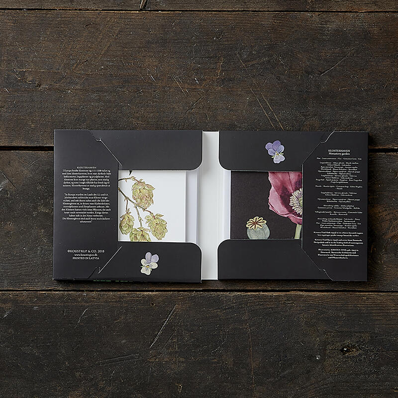 KLOSTERHAVEN - Confezione di biglietti quadrata