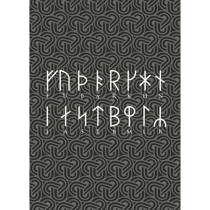 Runealfabet mørk A5