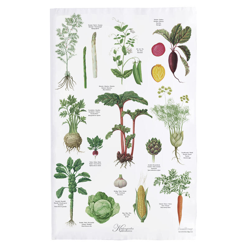 ORGANIC TEA TOWEL - Kitchen Garden