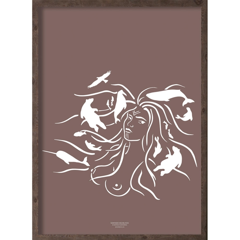 Die Mutter des Meeres (arctic purple) - KUNSTPRINT - WÄHLE GRÖSSE