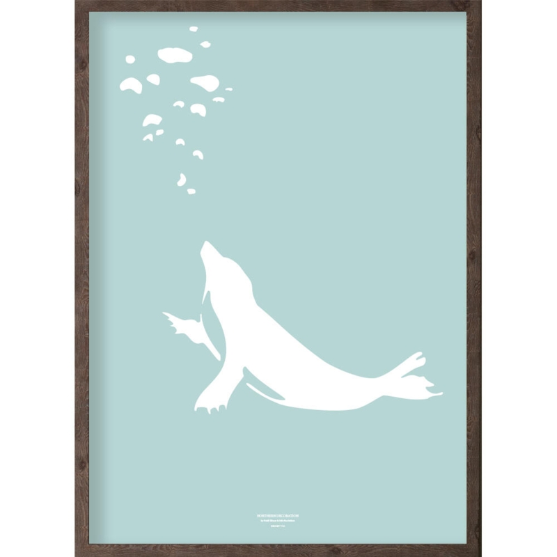 Puisi (arctic ice blue) - KONSTTRYCK - VÄLJ STORLEK