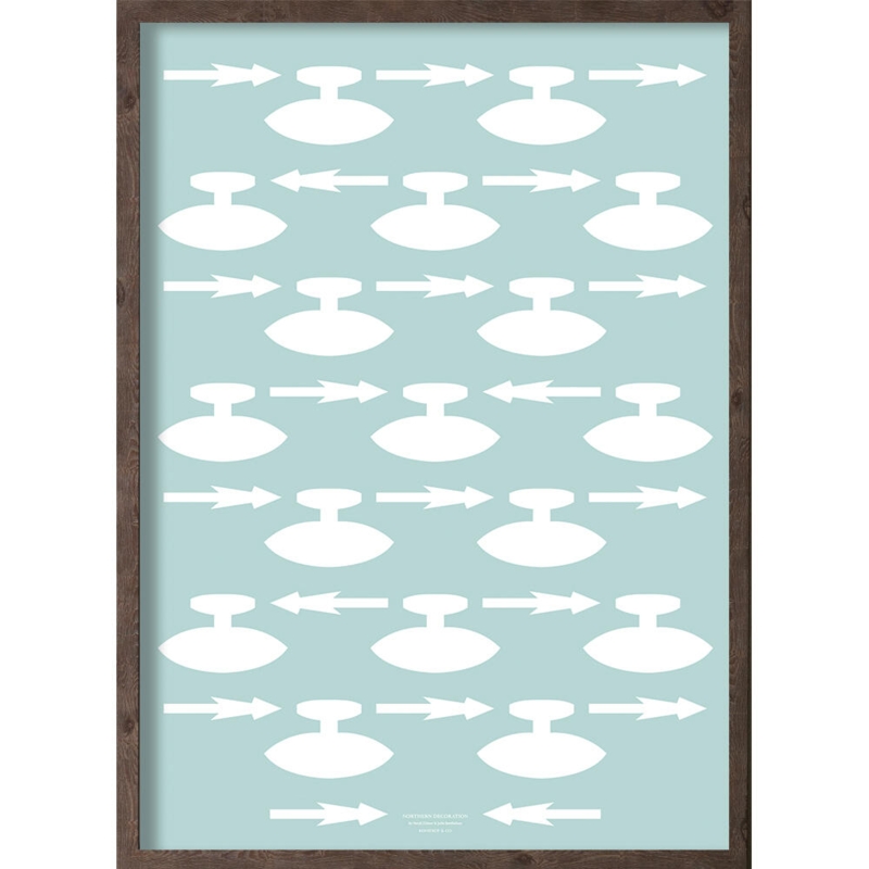 Ulu tuukkaq (arctic ice blue) - KUNSTDRUCK - WÄHLE GRÖSSE