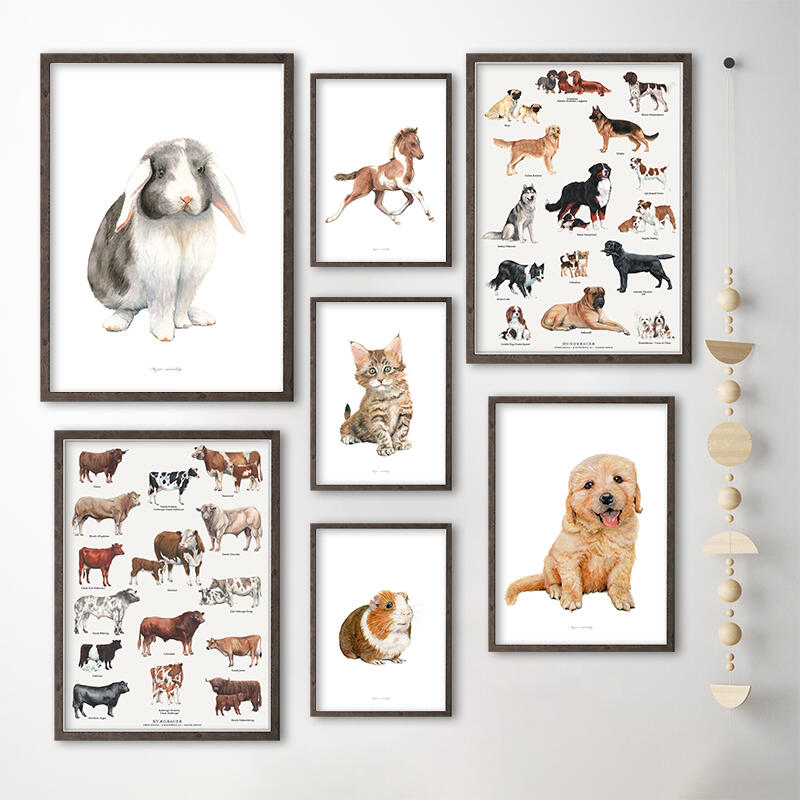 Føl - KUNSTPRINT - VÆLG STØRRELSE