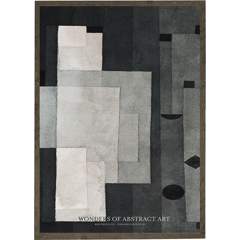 Abstract art black and white - KUNSTPRINT - CHOISIS LA TAILLE