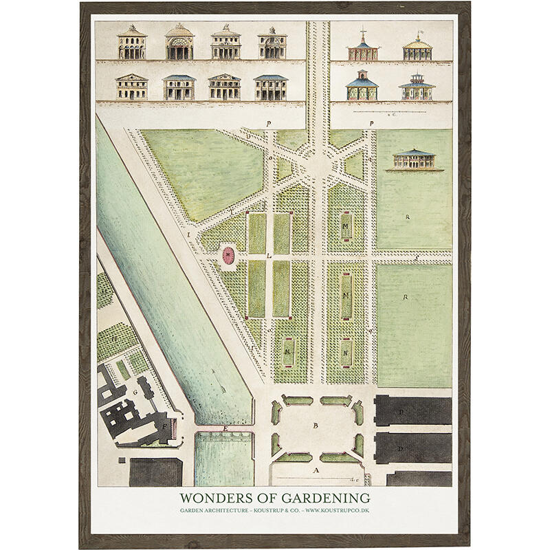 Garden architecture 2 - KUNSTPRINT - VÆLG STØRRELSE