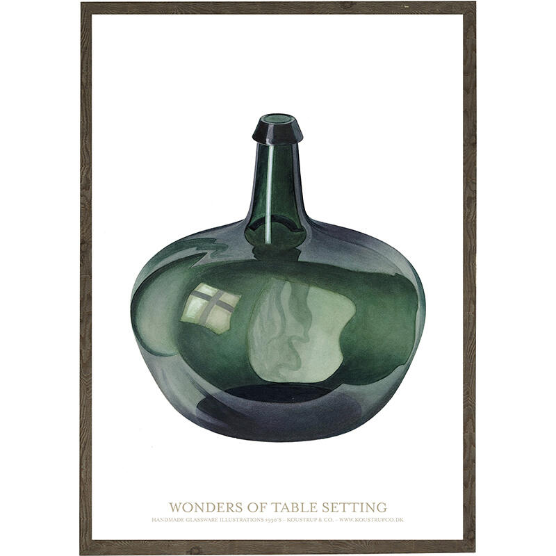Vase dark green - KUNSTPRINT - Choisis ta taille