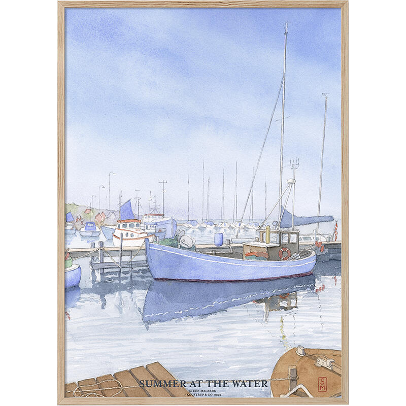 Summer by the Water - ART PRINT - CHOOSE SIZE