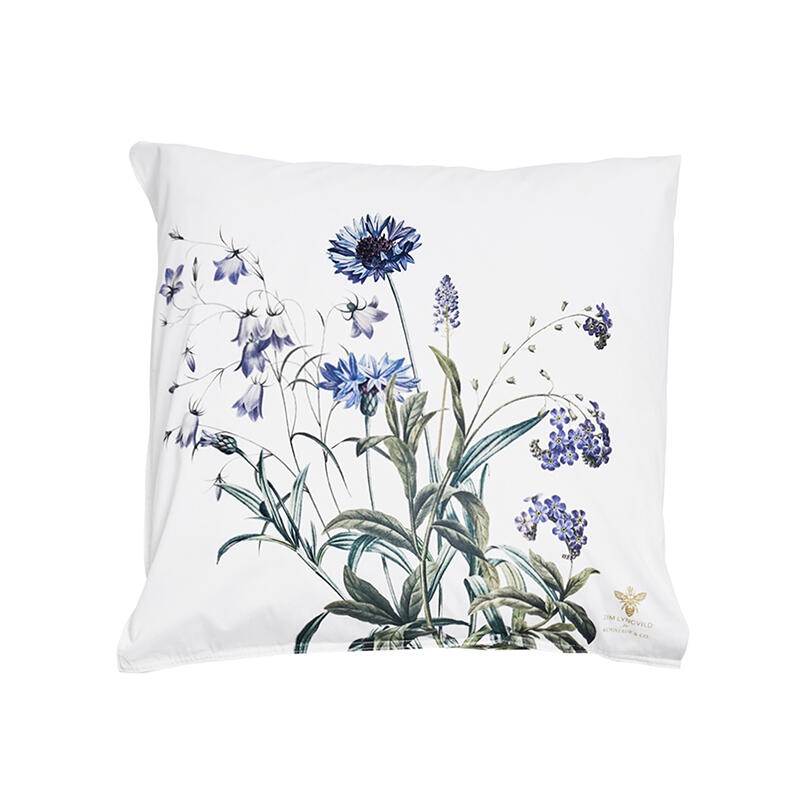 Organic Pillowcase - Blue Flower Garden JL 60x63 cm