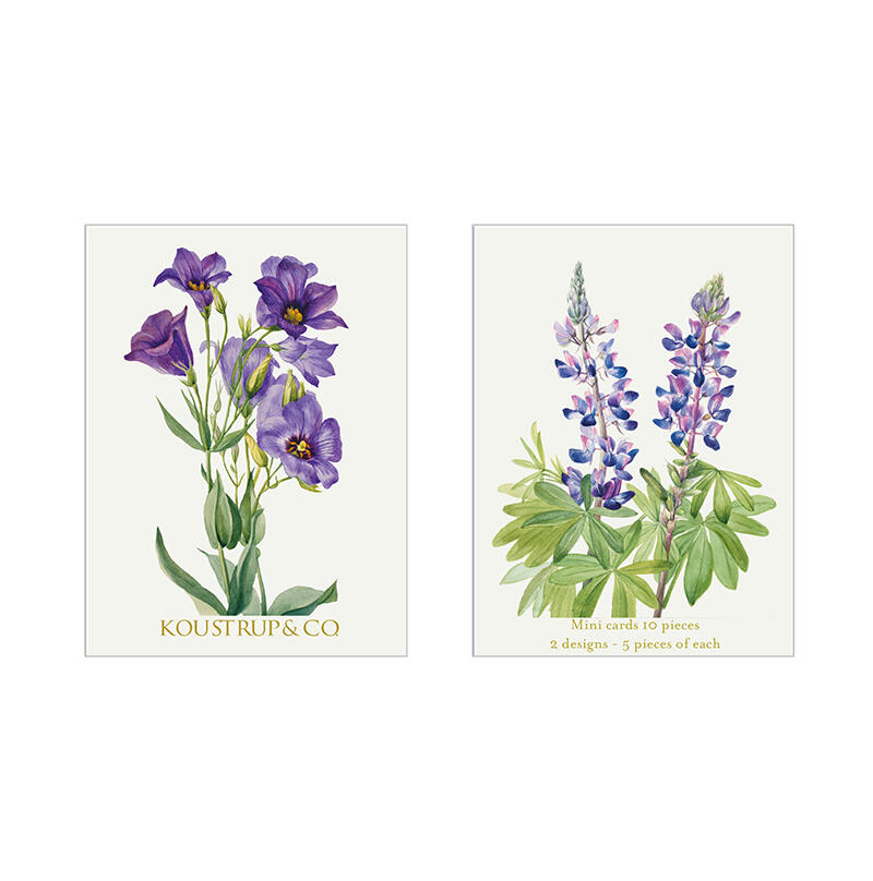 Mini Summer Cards – Lupin