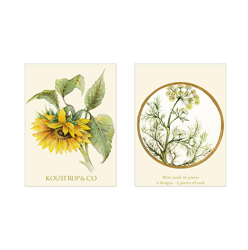 MINICARTES ÉTÉ – Tournesol