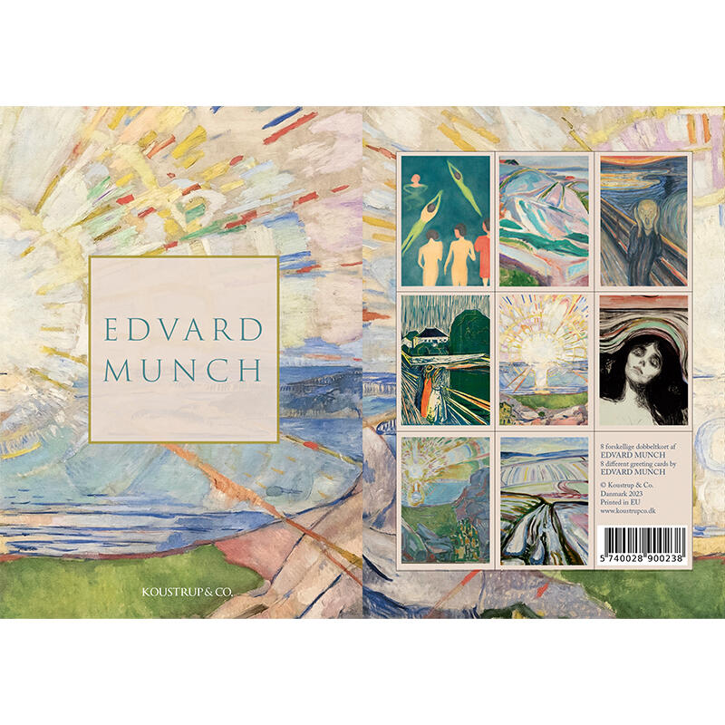 EDVARD MUNCH – 8 cartes - ÉPUISÉ