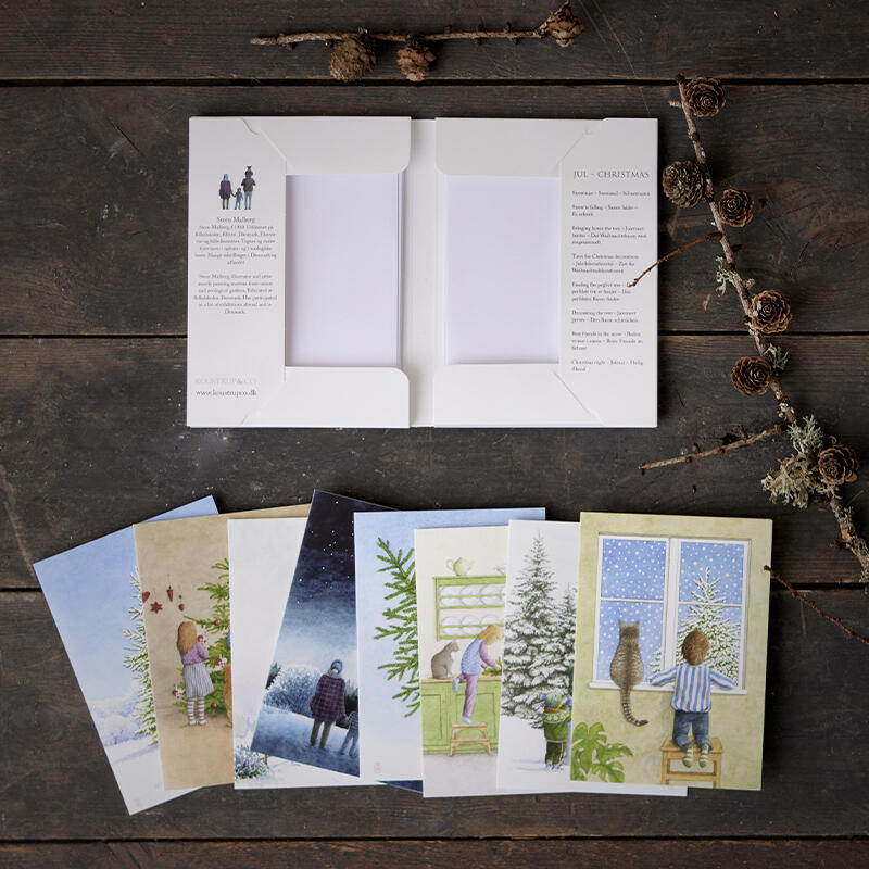 JUL Malberg - 8 kort - UDSOLGT