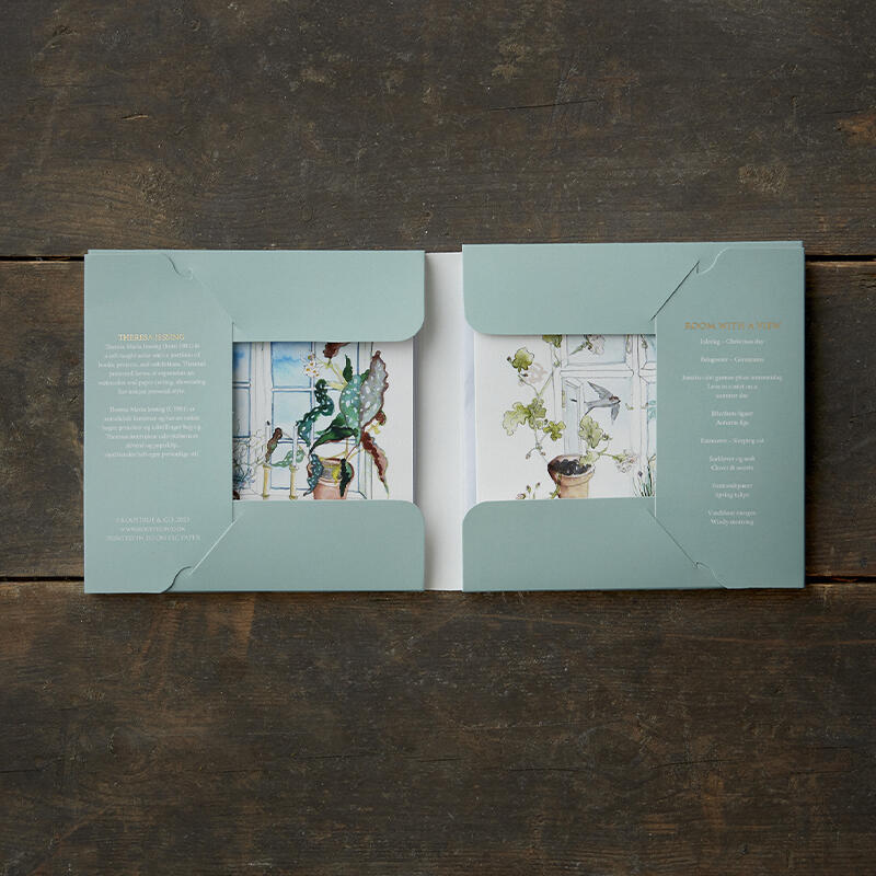 ROOM WITH A VIEW - Kvadratisk kortmappe