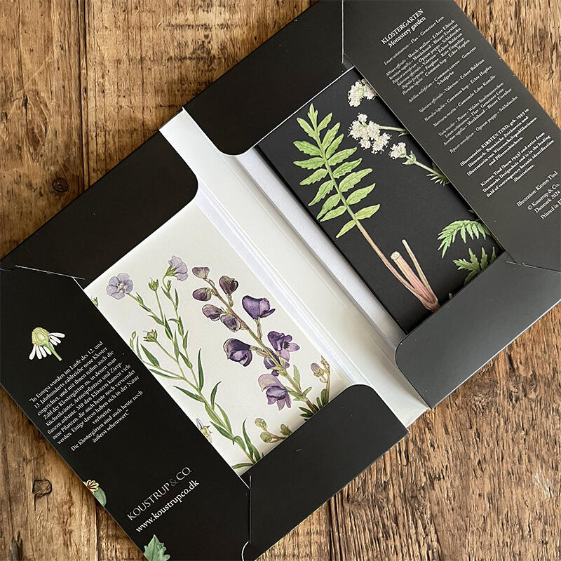 KLOSTERGARTEN - 8 cartes (allemand)