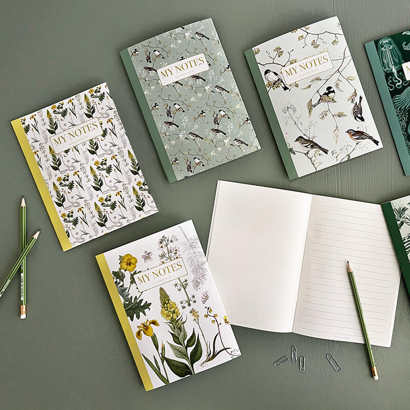 Quaderno per appunti - Garden Birds pattern
