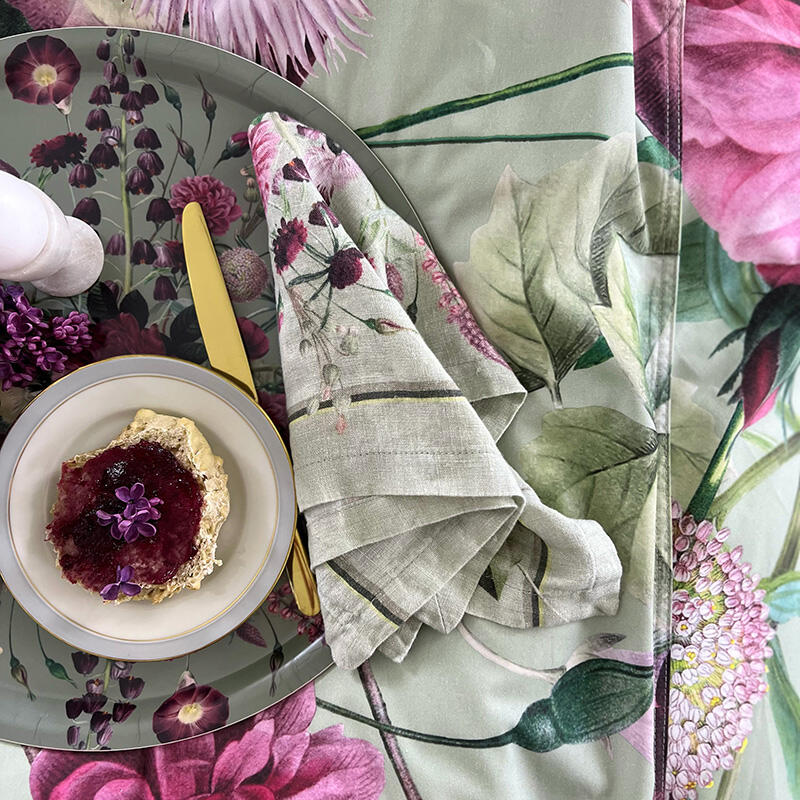 Tygservett - Blossom Garden JL