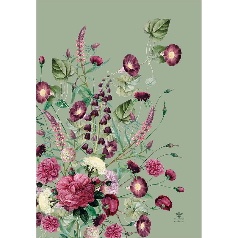 ORGANIC TEA TOWEL - Blossom Garden JL