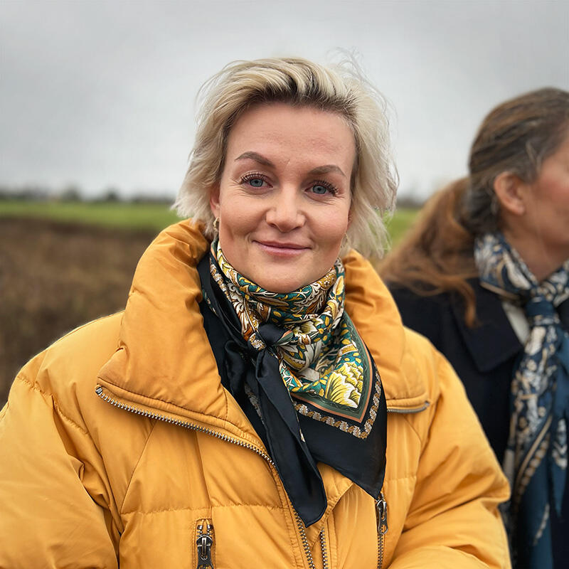 FOULARD IN SETA - Morris Windrush green - 90 cm