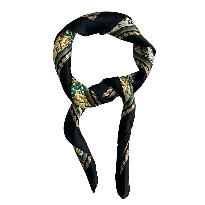 FOULARD IN SETA - Morris Windrush green - 90 cm