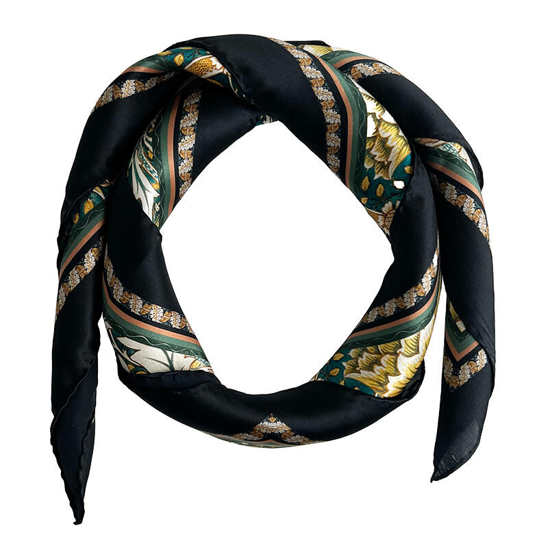 FOULARD IN SETA - Morris Windrush green - 90 cm