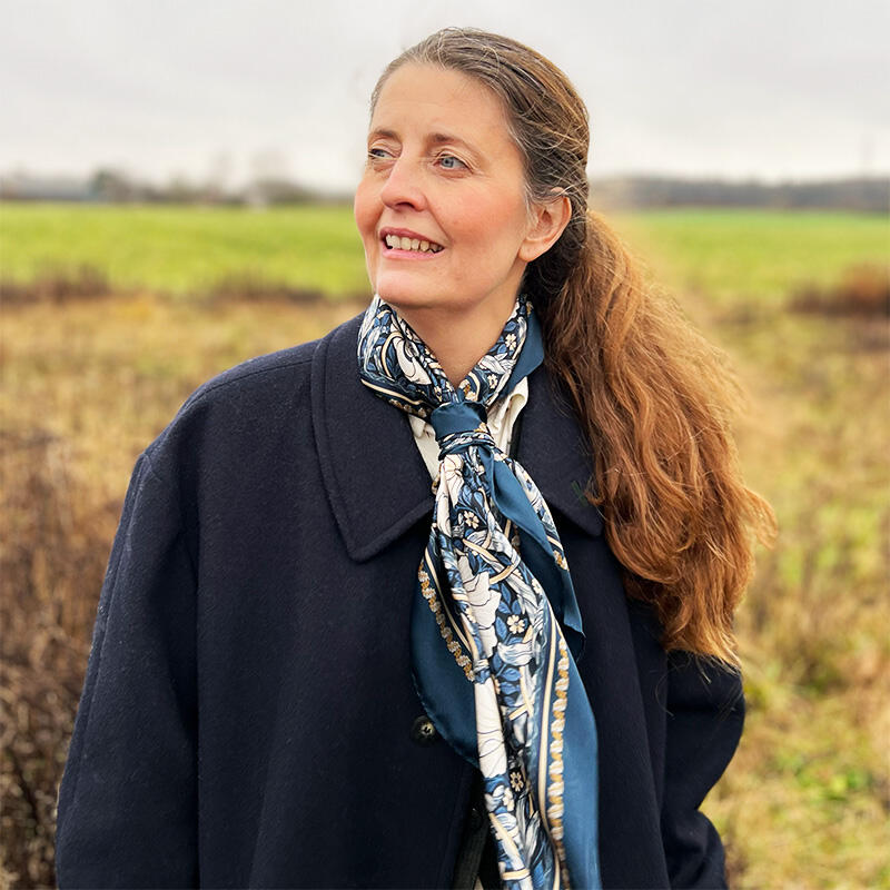 ZIJDESJAAL - Morris Pimpernel blue - 90 cm