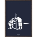 Inuit-Fänger (arctic dark blue) - KUNSTDRUCK - WÄHLE DEINE GRÖSSE