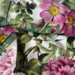 FOULARD EN SOIE - Rose Flower Garden JL - Rose/vert 50 cm