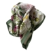 FOULARD EN SOIE - Rose Flower Garden JL - Rose/vert 50 cm