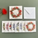 SUMMER WREATHS - Square card set